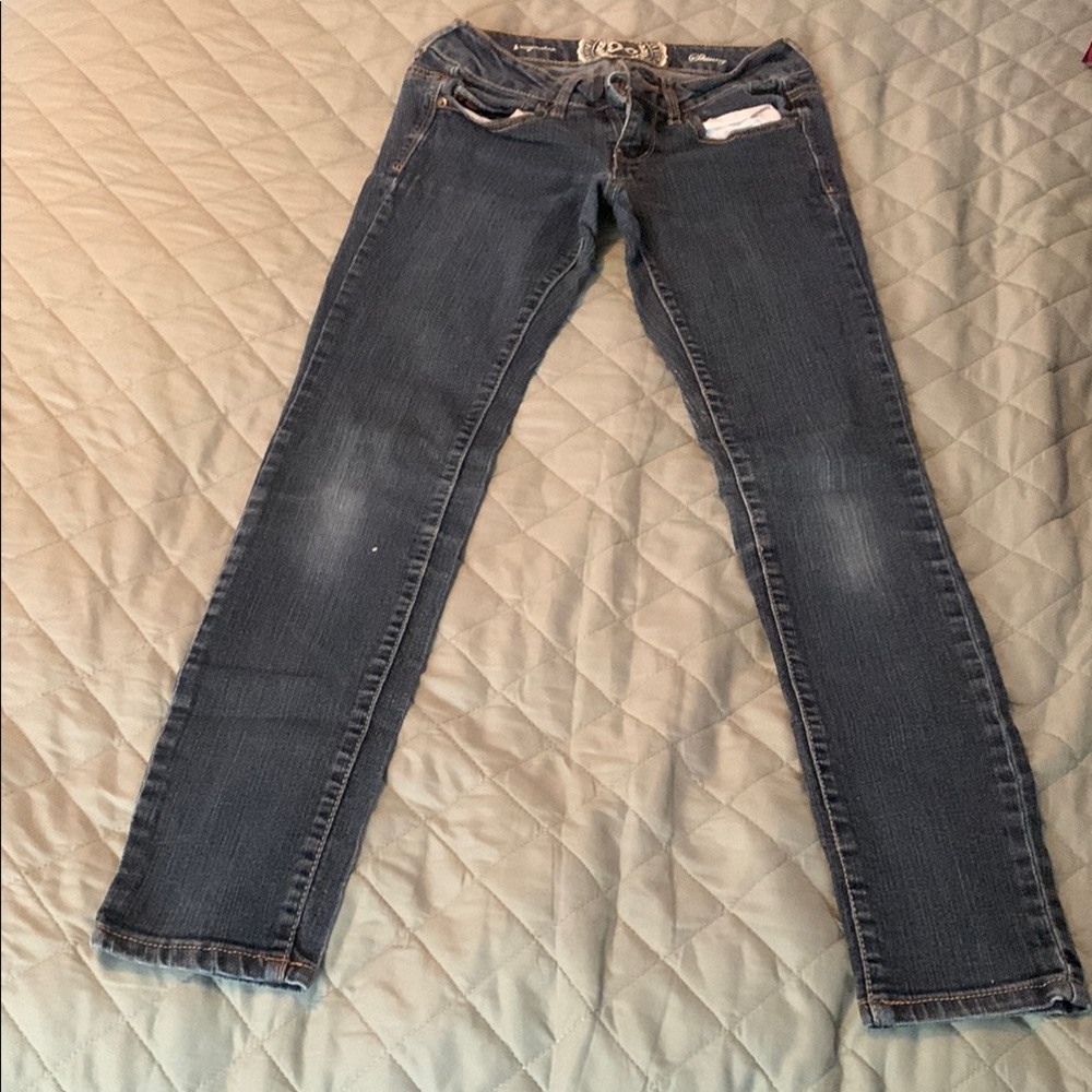 SO Blue Straight Leg Jeans Classic Style